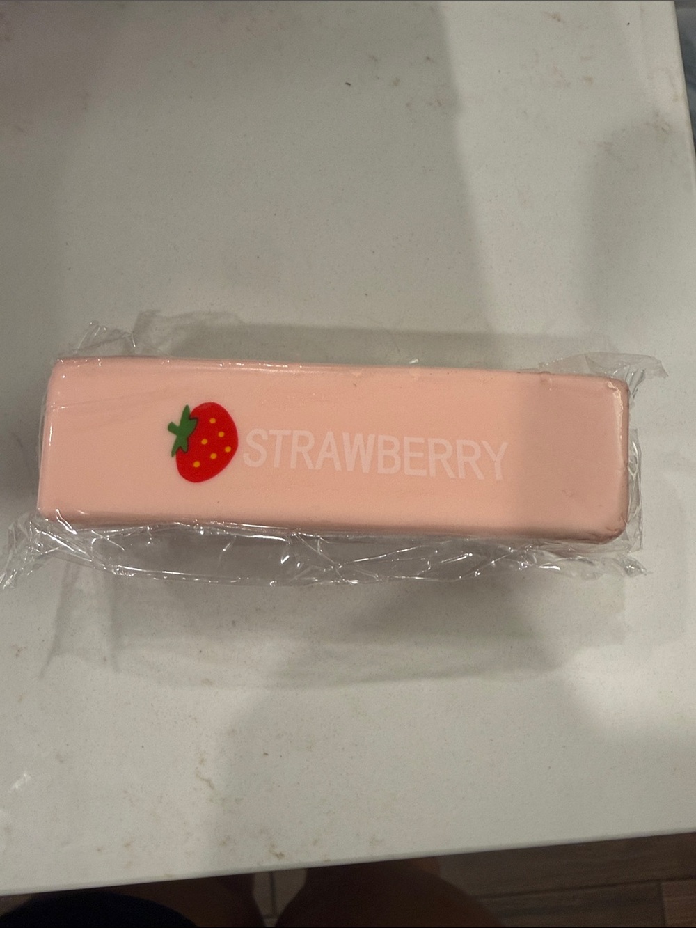 Squishy The pink butter Pink Strawberry Kids  - Strawberry Print